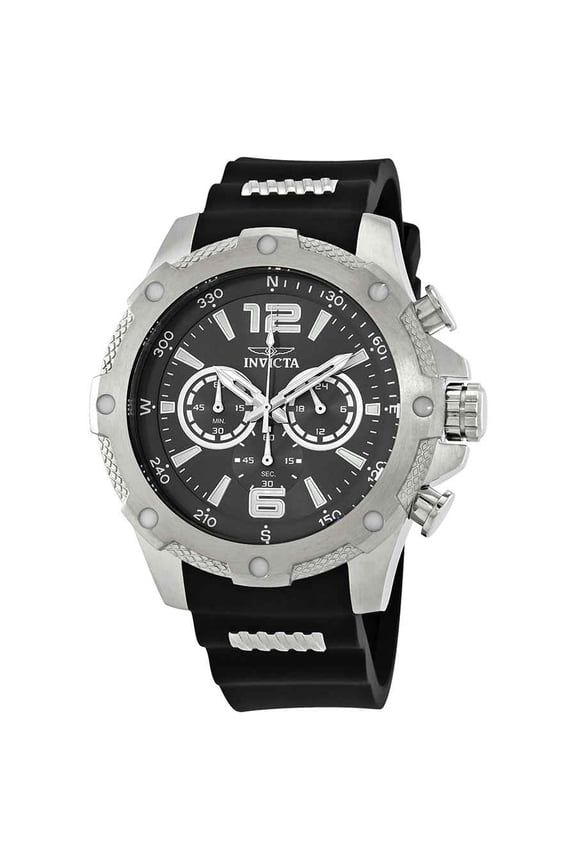 I-Force Charcoal Dial Black Polyurethane Men's Watch 19656