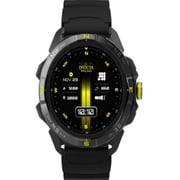 Invicta I-Tech-011 Digital Smartwatch, 1.48  Display, Silicone Strap, Swim Tracking, HR, Bluetooth, Limited Edition Black Band and Case, Unisex