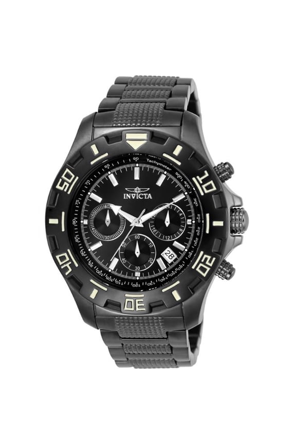 Specialty Chronograph Men's Black Dial Quartz Watch 6412