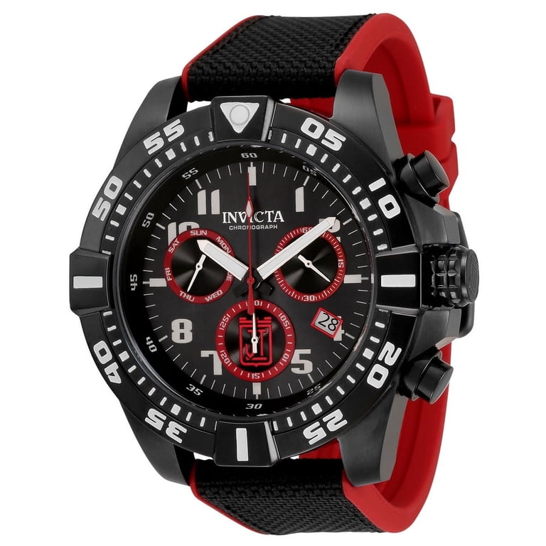 Invicta Jason Taylor Chronograph Quartz Black Dial Men display picture 1