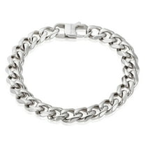 Invicta Jewelry Men's Curb Chain Stainless Steel Bracelet (11mm) - 9"