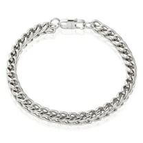 Invicta Jewelry Men's Franco Chain Stainless Steel Bracelet (6mm) 8.5"