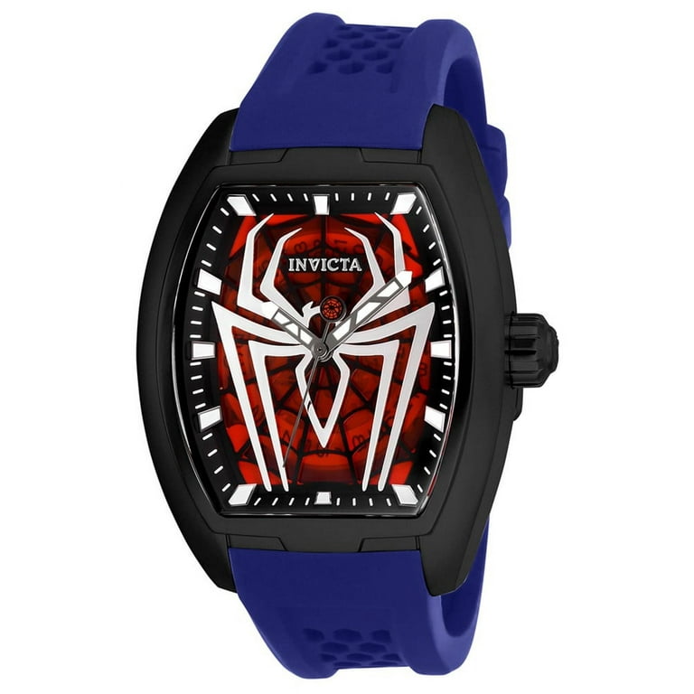 Invicta Marvel Limited Edition Spiderman Automatic Blue Silicone Men s Watch 26935
