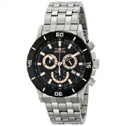 Invicta Mens 0389 Specialty Analog Display Swiss Quartz Silver Watch