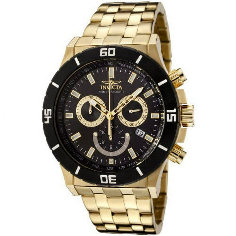 Invicta Men s 0392 II Collection Chronograph 18k Gold Plated