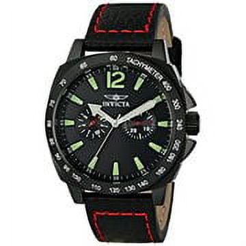 Invicta Men's 0857 Specialty Quartz Chronograph Multifunction Black Dial Watch