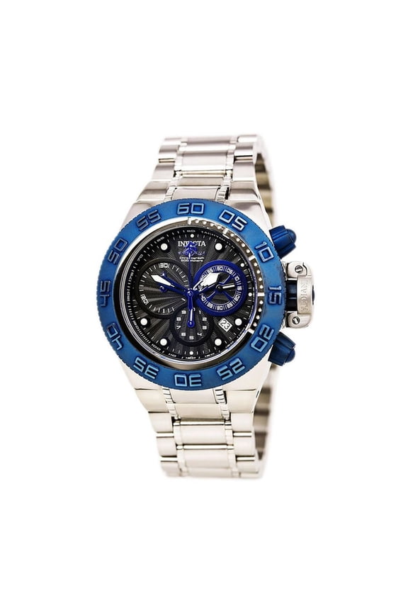 Men's 10148 Subaqua Noma IV Dark Blue Textured Dial Blue Bezel Chronograph Watch