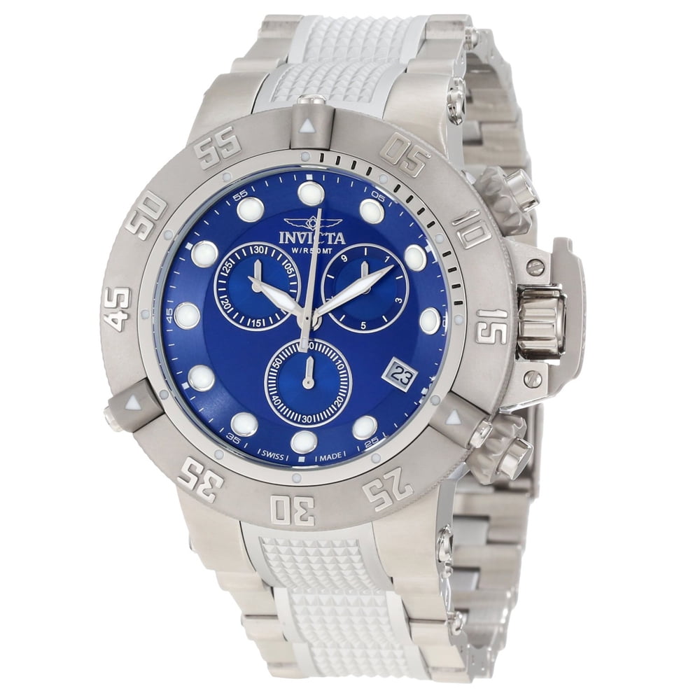 Invicta Men's 10545 Subaqua Noma III Blue Dial Interchangeable Strap Chronograph Watch