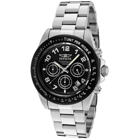 Invicta Men's 10701 Speedway Quartz Chronograph Black Dial Watch