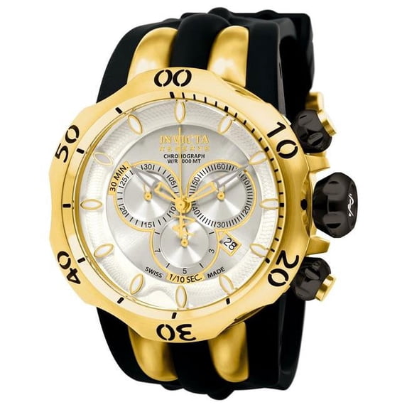 Invicta Men's 10834 Venom Reserve Chronograph Silver Dial Watch
