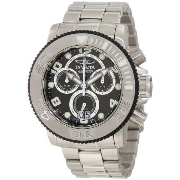 Invicta Men's 11160 Sea Hunter Pro Diver Chronograph Black Dial Watch