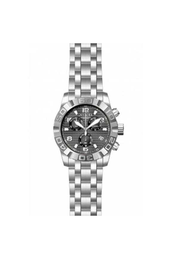 Men's 11458 Pro Diver Grey Textured Dial Stainless Steel Chronograph Watch