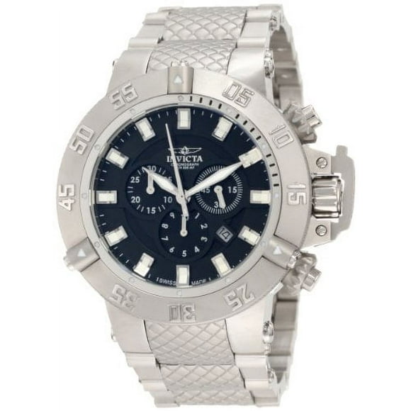Men's 1194 Subaqua Noma III Chronograph Black Dial Stainless Steel Watch