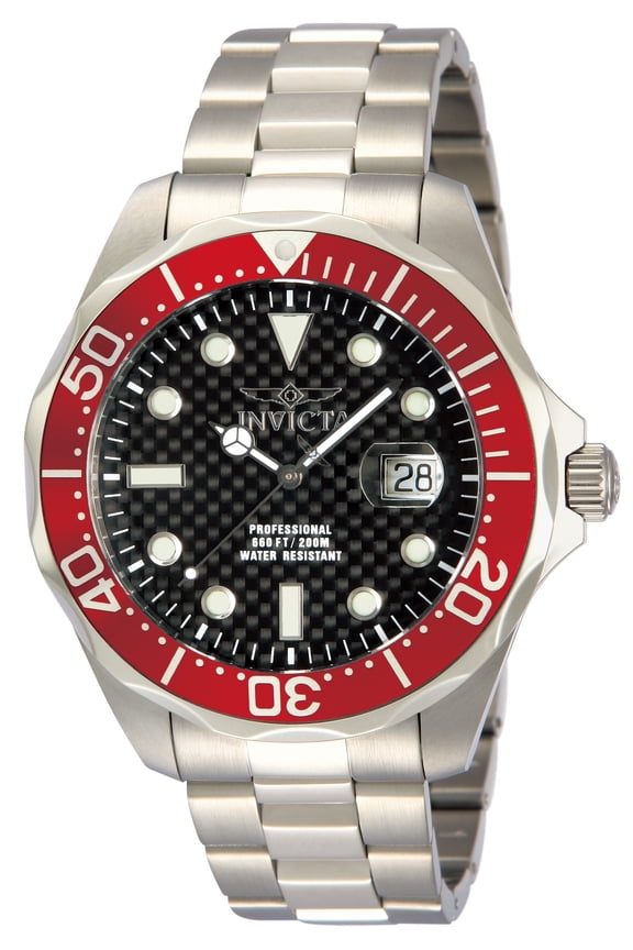 Invicta Men's 12565 47mm Silver Steel Bracelet & Case Synthetic Sapphire Watch