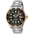 thumbnail image 1 of Invicta Men's 12567 Pro Diver Black Carbon Fiber Dial Stainless Steel Watch, 1 of 8