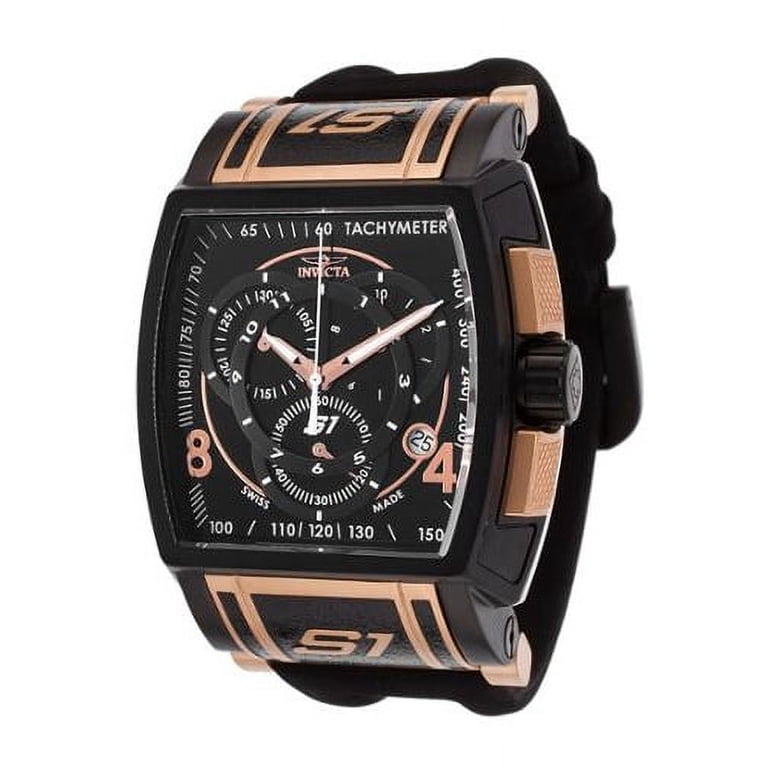 chronograph invicta s1 rally black