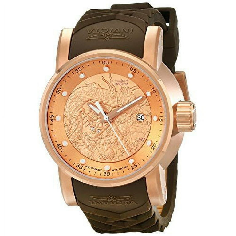 Invicta Men s 12791 S1 Rally Analog Display Japanese Automatic Brown Watch