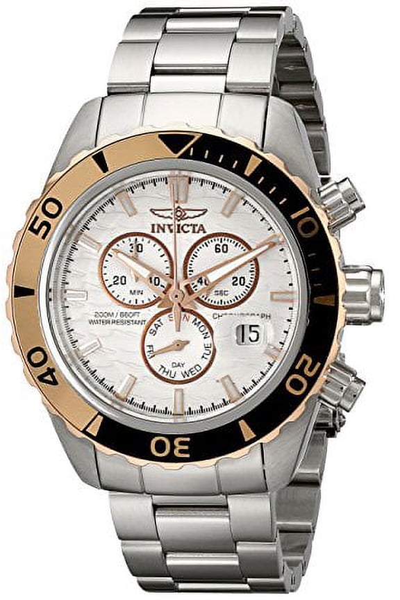 Pro Diver Men's white Dial Quartz Chronograph Watch 12859
