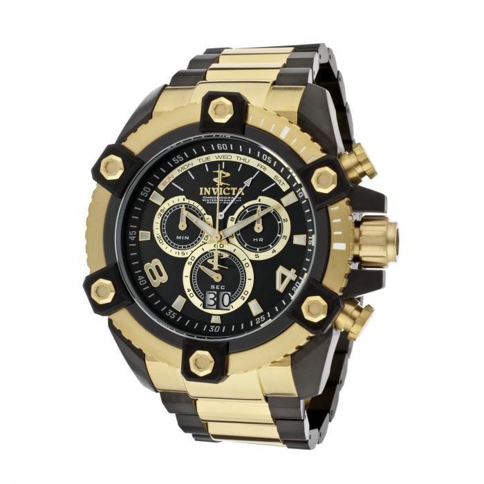 Invicta Men's 13018 Reserve Chronograph Black Dial Black Ip