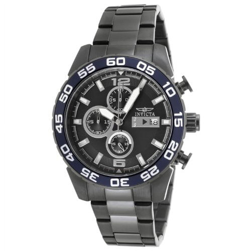 Invicta Men's 13677 Specialty Chronograph Gunmetal Dial Gunmetal Steel Watch