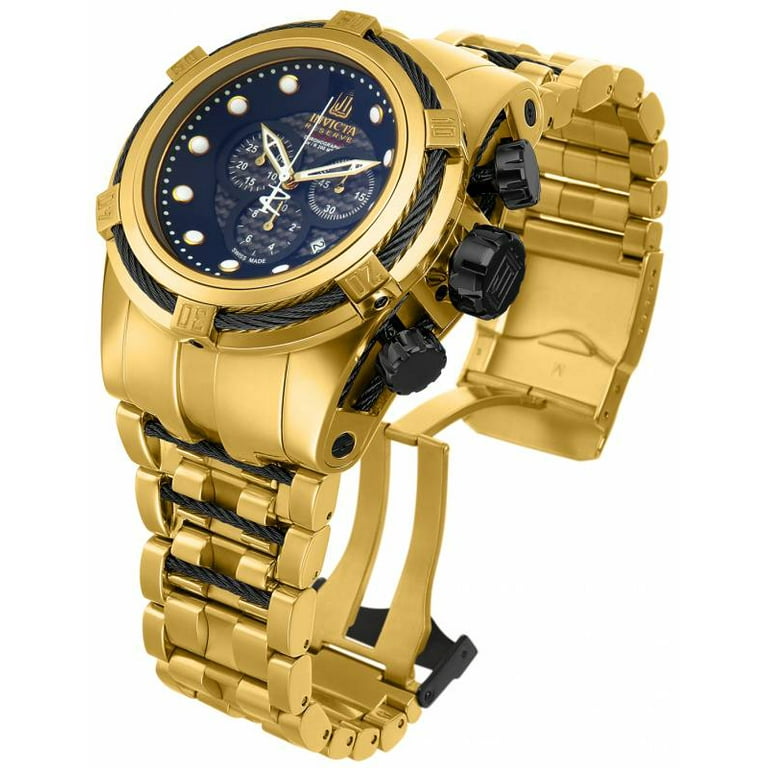 Invicta Men's 14432 Jason Taylor Analog Display Swiss Quartz Gold