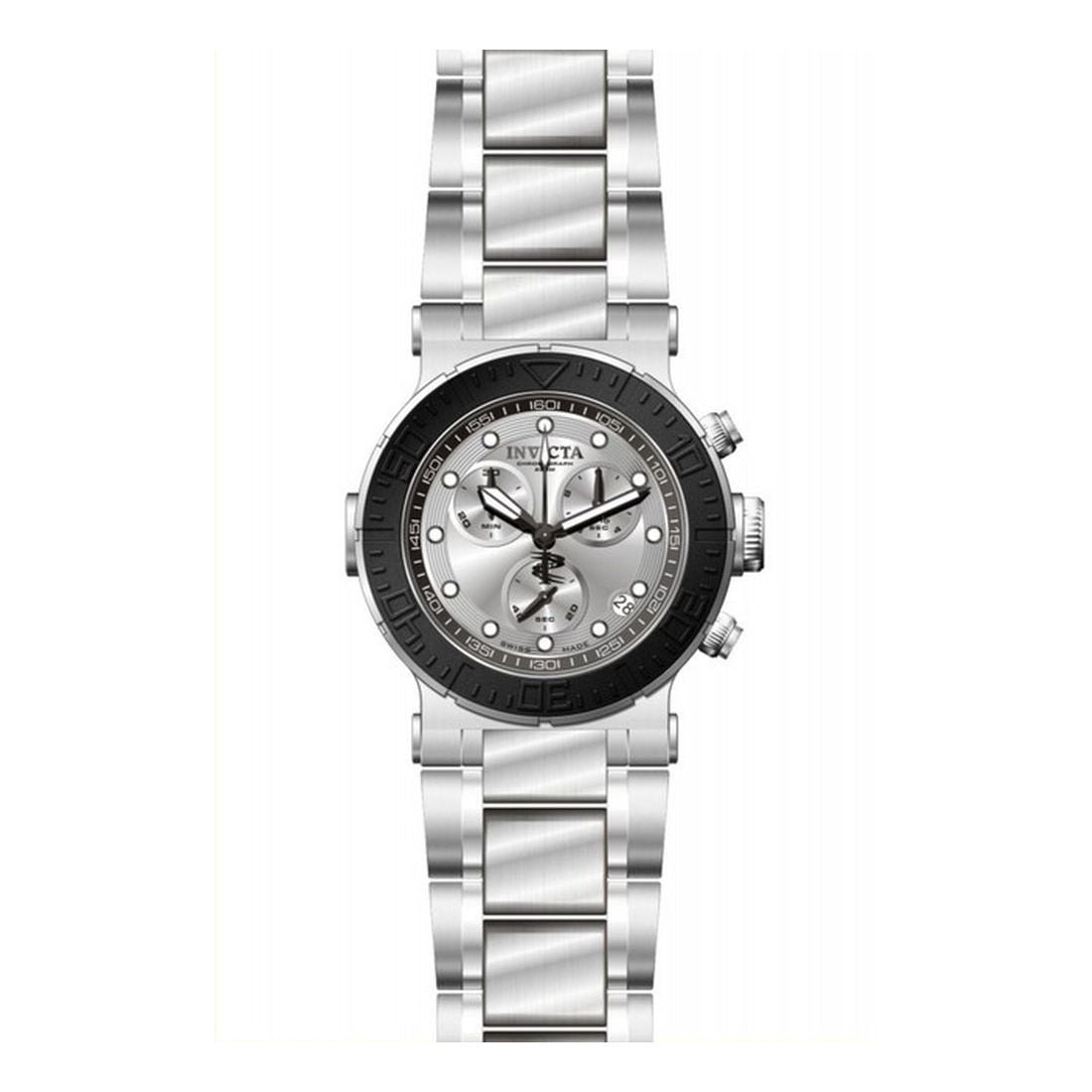 Invicta Men's 1463 Reserve Collection Chronograph Silver Dial Stainless Steel Watch