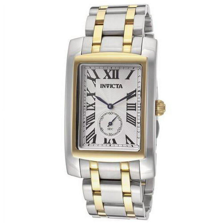 Invicta Men's 14698 Cuadro Quartz Two Tone Stainless Steel Silver