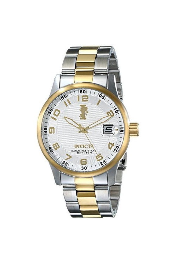 Men's 15260 I-Force Two-Tone Stainless Steel Silver-Tone Textured Dial Ss Watch