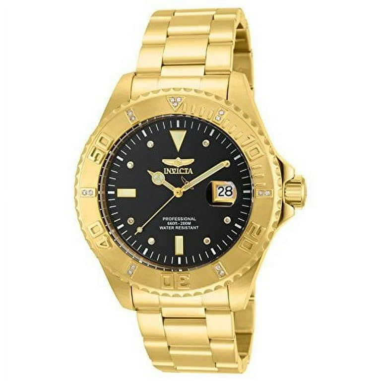 Invicta watches gold on sale plated