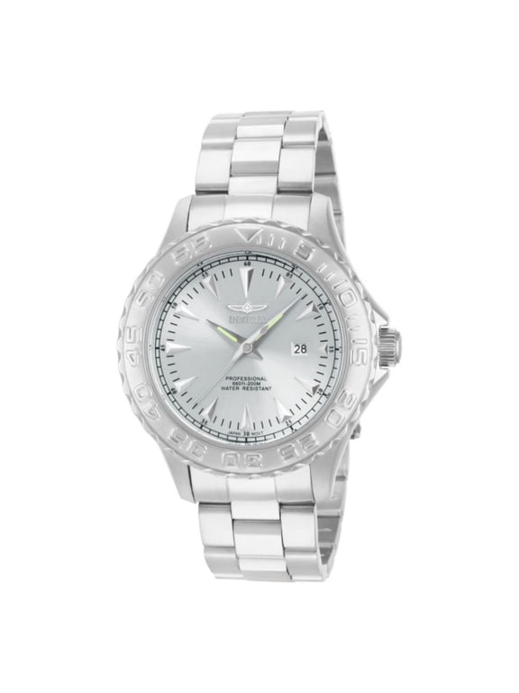 Men's 15614 Subaqua Analog Display Swiss Quartz Silver Watch