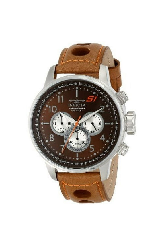 Men's 16015 s1 rally analog display japanese quartz brown watch