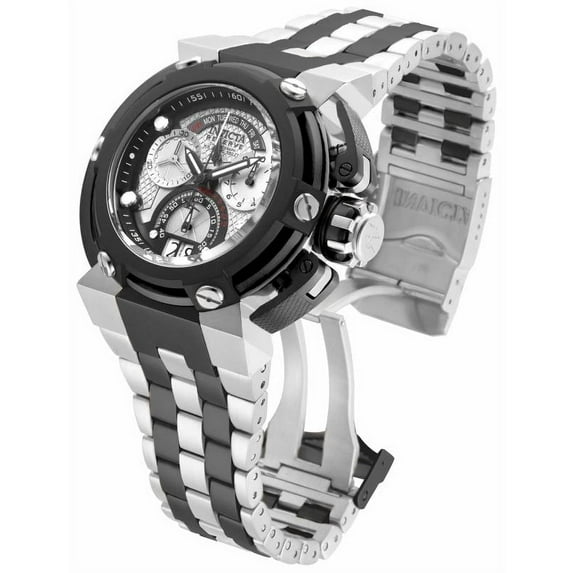Invicta Men's 16047 Reserve Quartz Chronograph Antique Silver Dial Watch