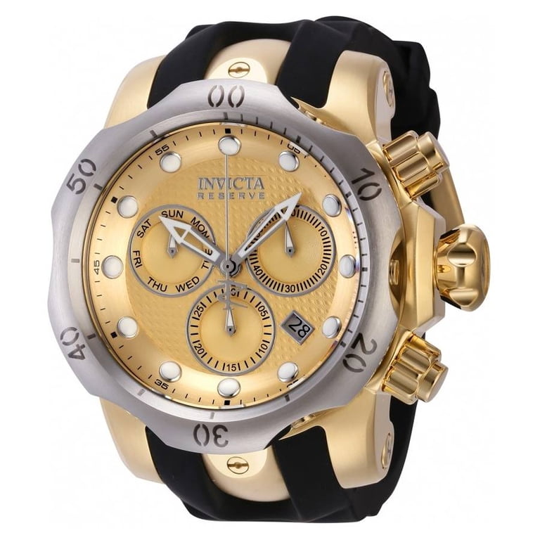 Invicta Men's 16151 Venom Analog Display Swiss Quartz Black Watch
