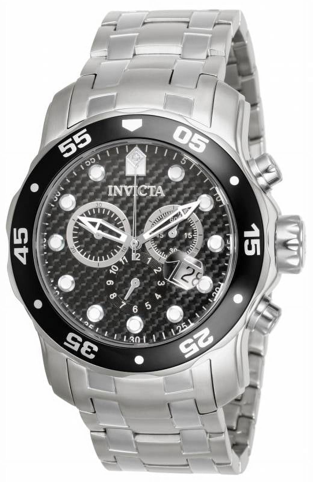 Invicta Men's 17082 Pro Diver Quartz Chronograph Black Dial Watch