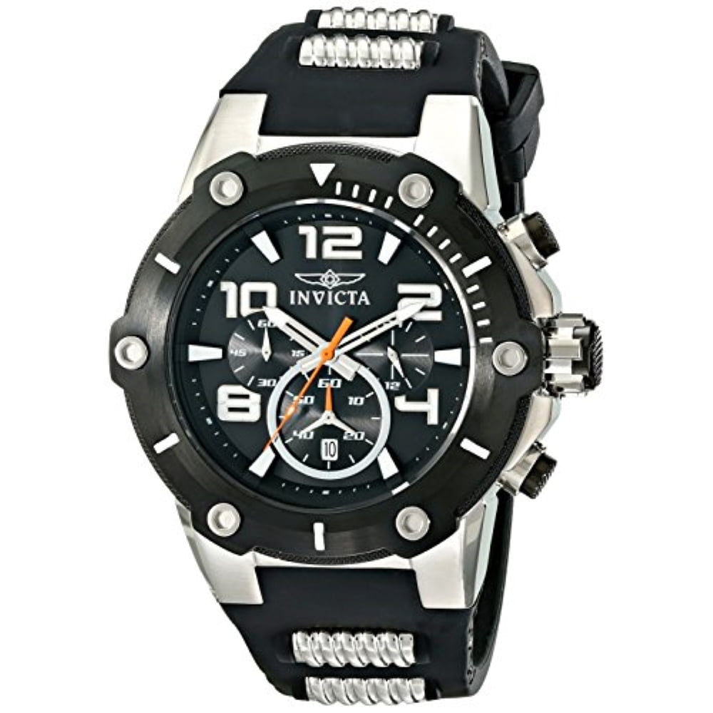 Invicta Men's 17202 52mm Speedway Chronograph Date Polyurethane Strap Watch
