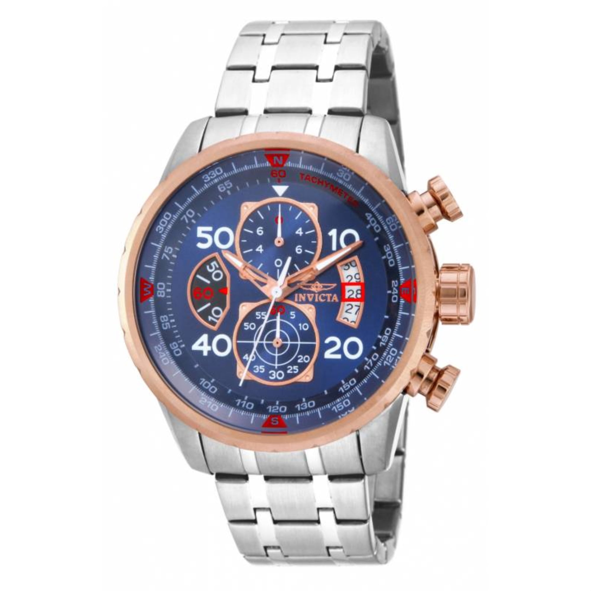 Invicta Men's Aviator Blue Dial Watch - 17203