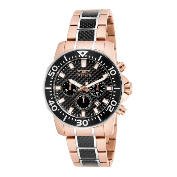 Invicta Men's 17255 Pro Diver Quartz Chronograph Black Dial Watch