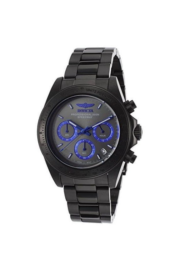 Men's 17313 Speedway Analog Display Japanese Quartz Black Watch