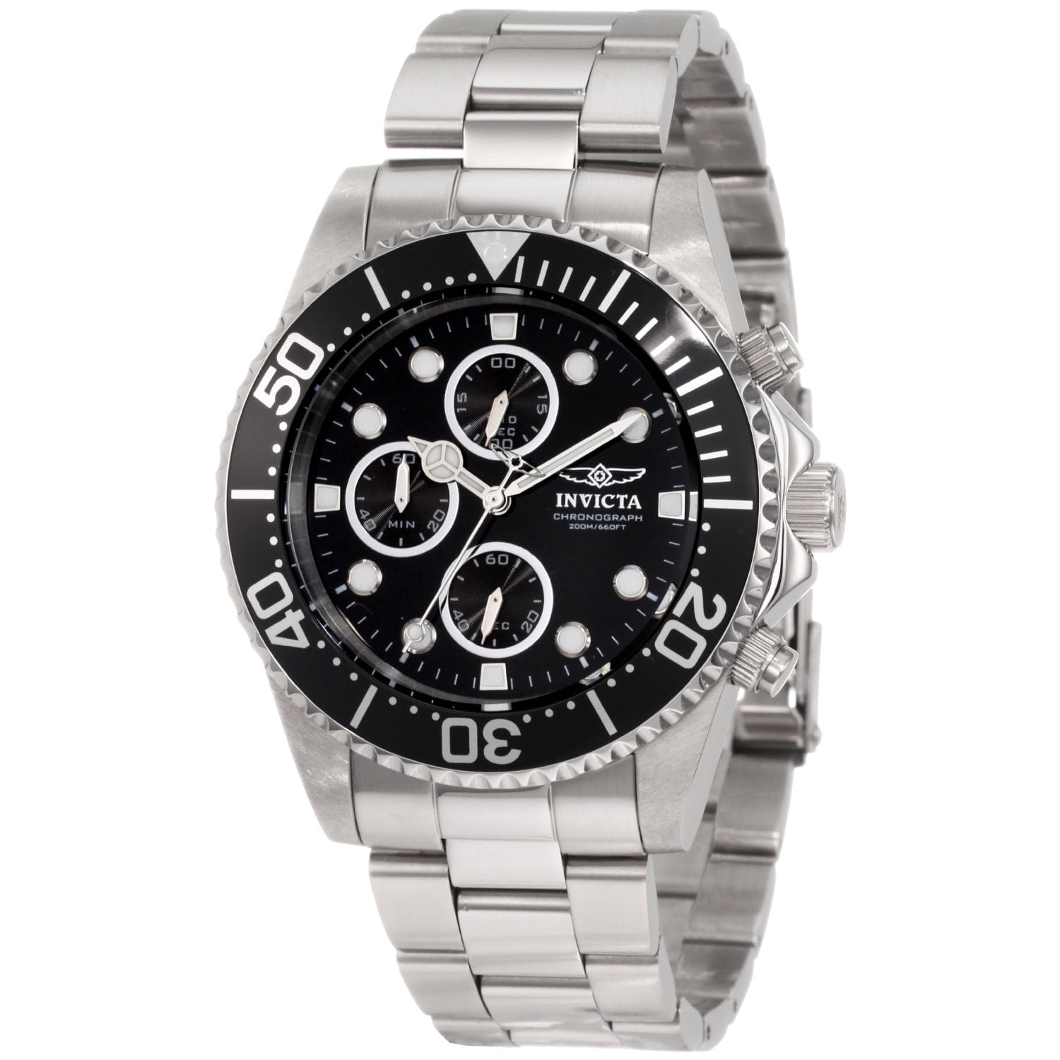Invicta Men s 1768 Pro Diver Collection Stainless Steel Watch