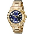 thumbnail image 1 of Invicta Men's 17718 Specialty Black and Blue Dial Yellow Gold Steel Bracelet Chronograph Watch, 1 of 4