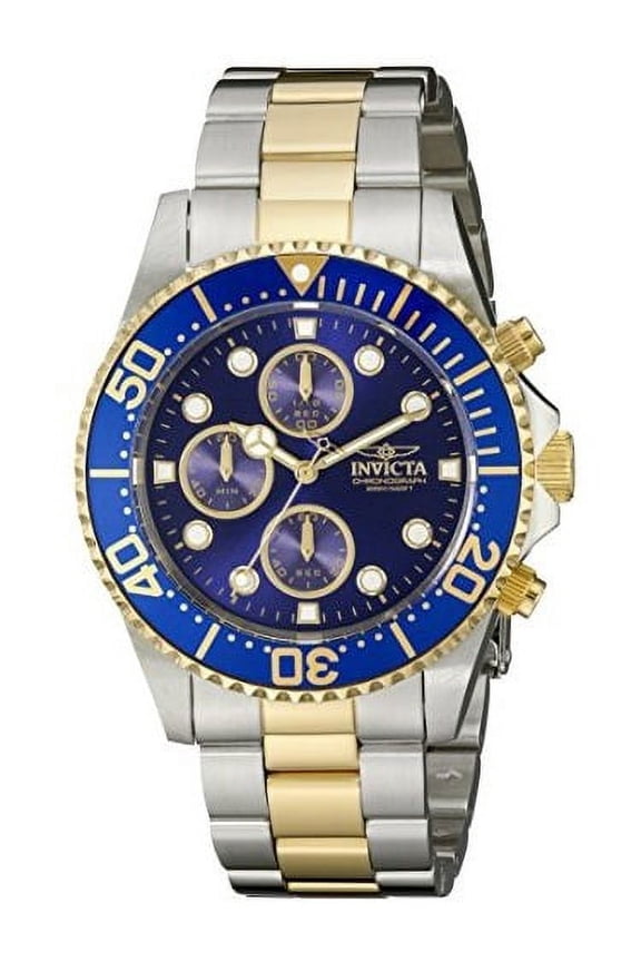 Men's 1773 Pro Diver 18k Gold Ion-Plating and Stainless Steel Watch