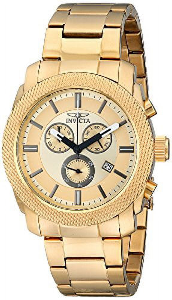 Invicta Men's 17744 Specialty Analog Display Swiss Quartz Gold Watch