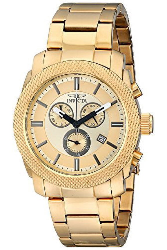 Men's 17744 Specialty Analog Display Swiss Quartz Gold Watch