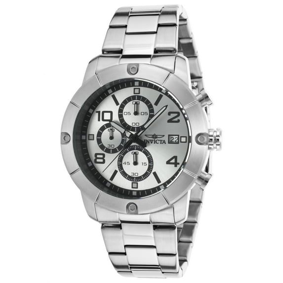 Invicta Men's 17764 Specialty Chronograph Stainless Steel Silver-Tone Dial Watch