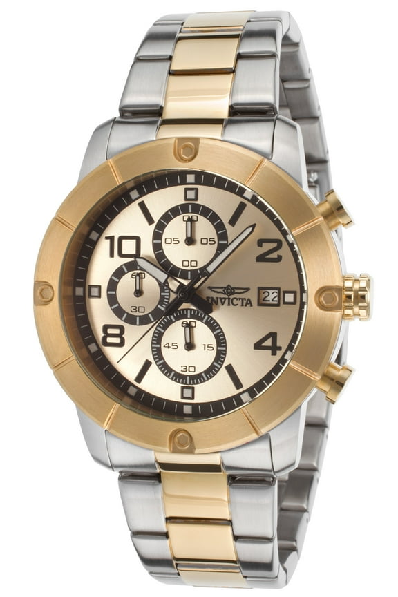 Men's 17767 Specialty Chronograph Two-Tone Stainless Steel Gold-Tone Dial Watch