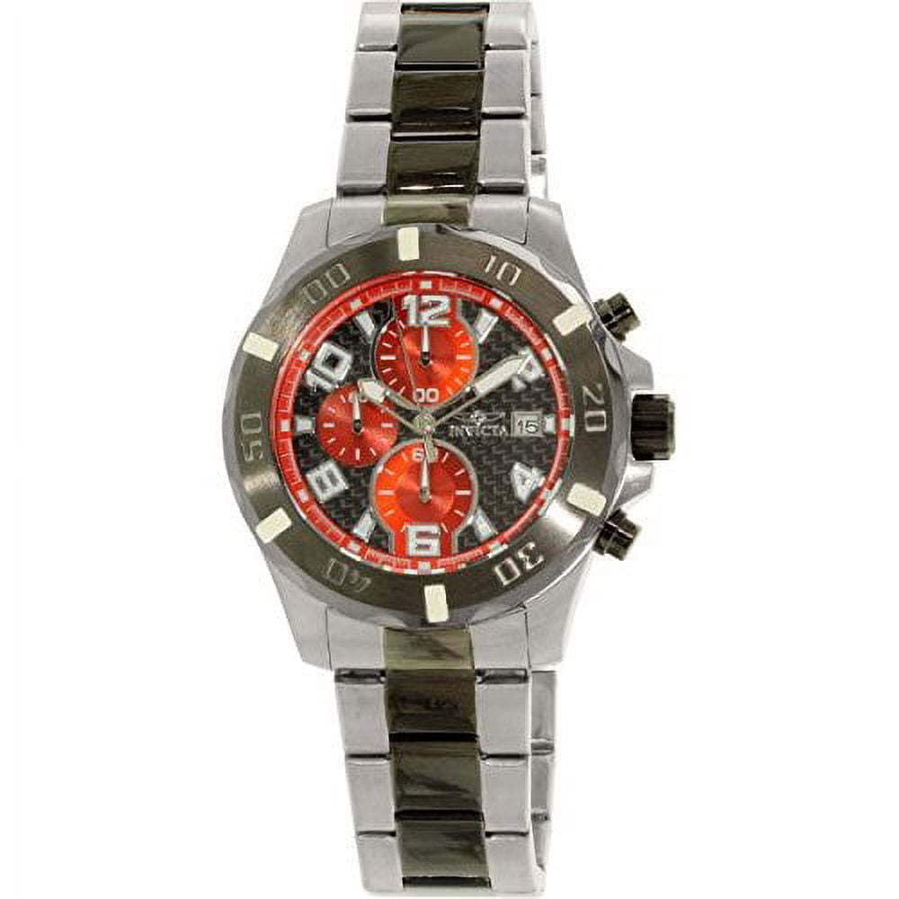 Invicta Men's 18050 Specialty Quartz Multifunction Black, Red Dial Watch