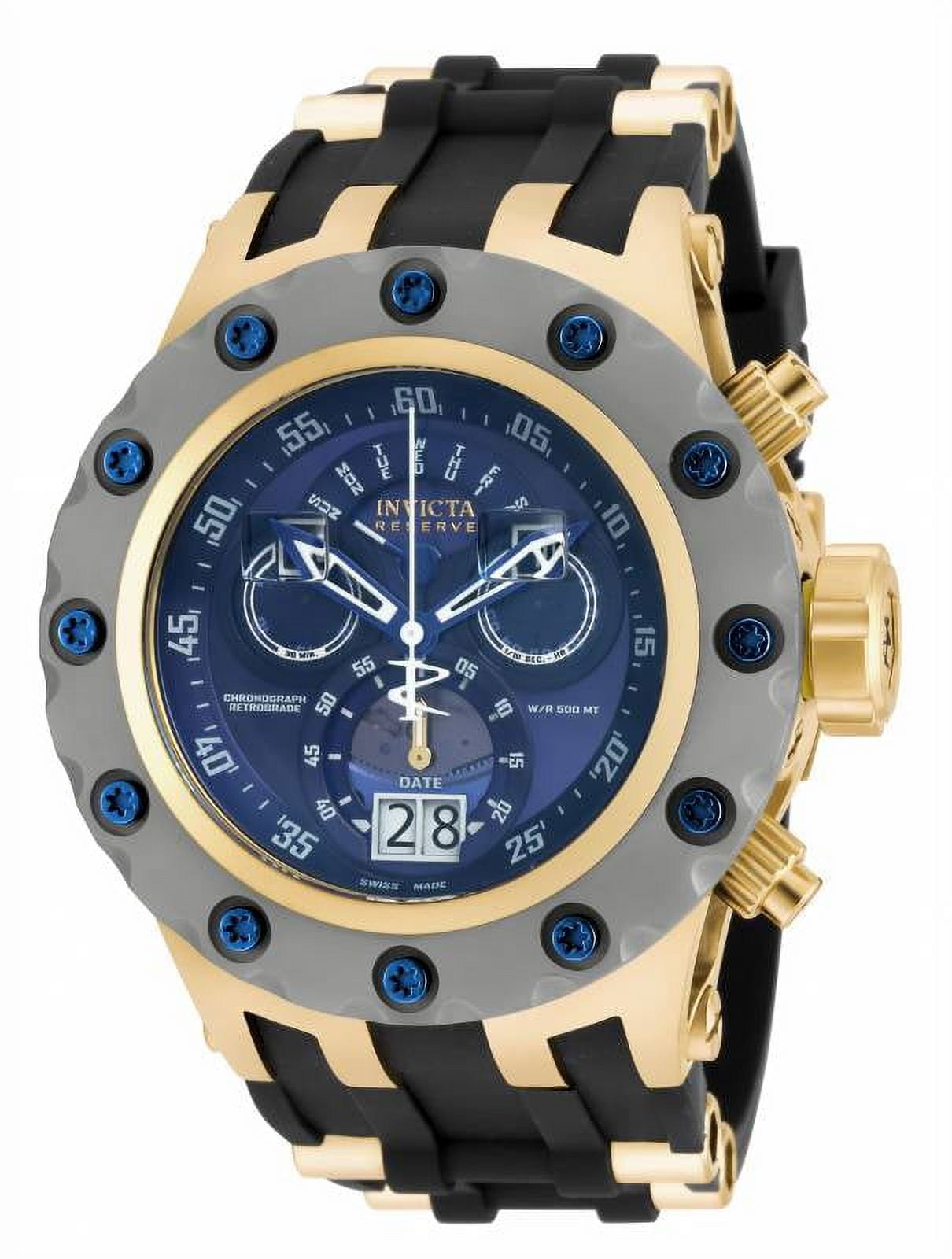 Invicta ブルー クロノグラフ 腕時計 メンズ腕時計 おしゃれ INVICTA インビクタ 高級ブランド