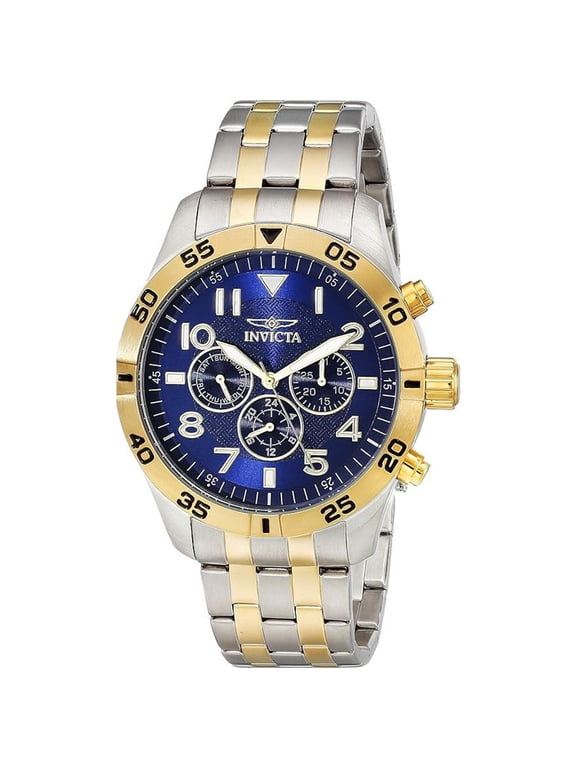 Men's 19203 I-Force Analog Display Swiss Quartz Two Tone Watch