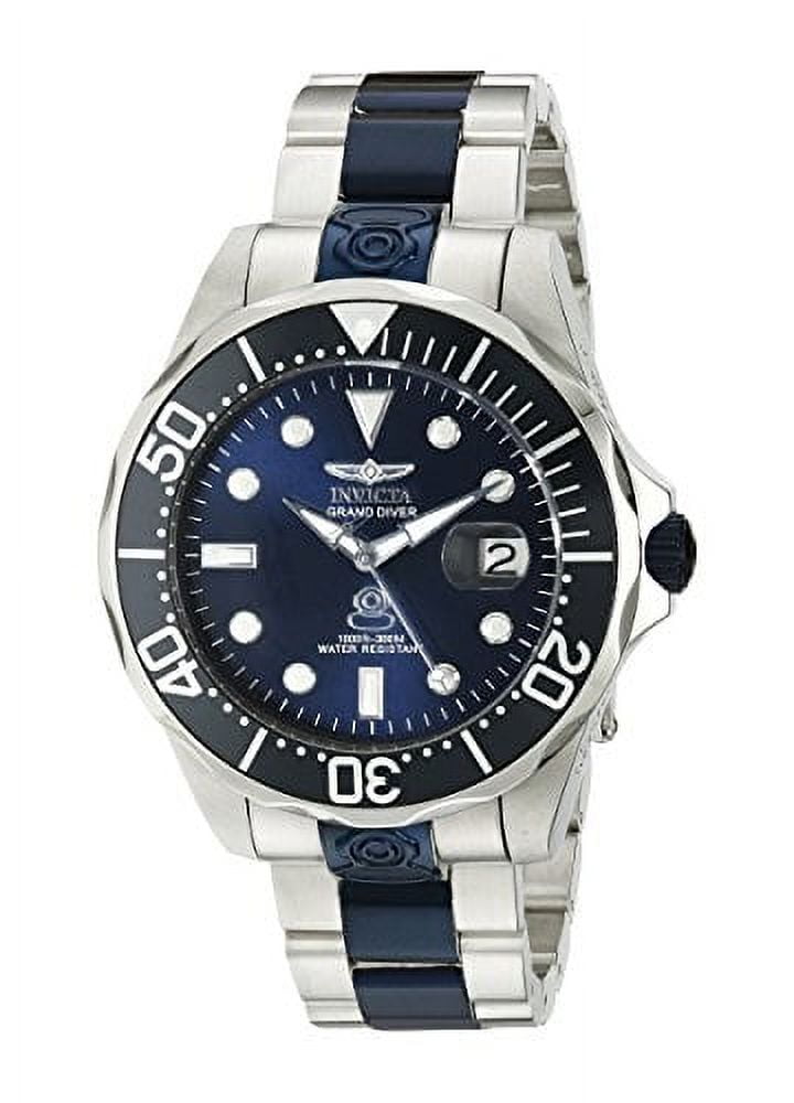 Invicta Men's 19273 Pro Diver Grand Diver Blue Dial Two Tone Bracelet Automatic Dive Watch
