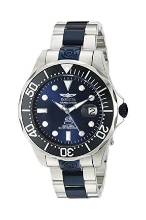 Men's 19273 Pro Diver Grand Diver Blue Dial Two Tone Bracelet Automatic Dive Watch